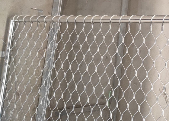 Strong And Durable SS316 Satinless Steel X Tend Cable Mesh With Mesh Eye Size Options