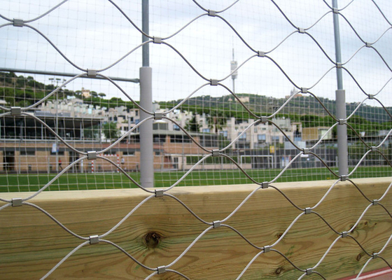 Strong And Durable SS316 Satinless Steel X Tend Cable Mesh With Mesh Eye Size Options