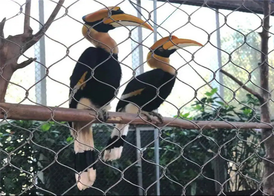 Customizable AISI 316 304 Stainless Steel Aviary Mesh For Bird Habitats