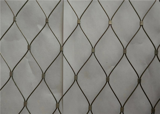 X Tend Stainless Steel Rope Zoo Wire Mesh Diamond Hole