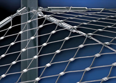 100 X 100mm 7 X 7 Wire Rope Mesh With Ferrule