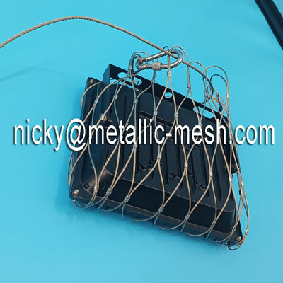 Stainless Steel Rope Mesh Anti Theft Bags For Floodlight Safety Net
