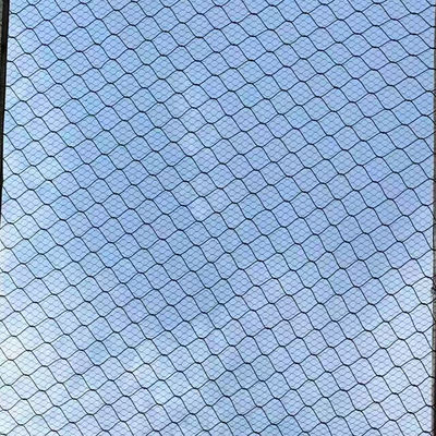 SUS 304 316 Knitted / Buckle Ferrule Stainless Steel Wire Rope Mesh For Aviary Protect