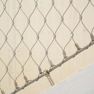 Stainless Steel Wir Rope Woven Enclosure Zoo Fence Safety Net Cable Mesh