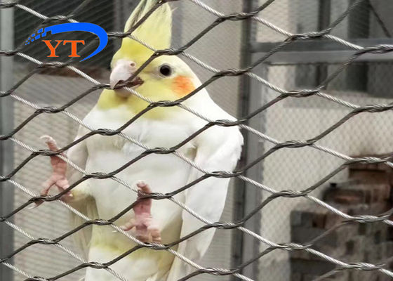 304 Grade 25x25mm 2.0mm Stainless Steel Aviary Netting
