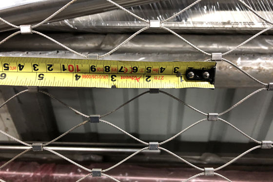 Strong And Durable SS316 Satinless Steel X Tend Cable Mesh With Mesh Eye Size Options