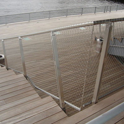 Strong And Durable SS316 Satinless Steel X Tend Cable Mesh With Mesh Eye Size Options