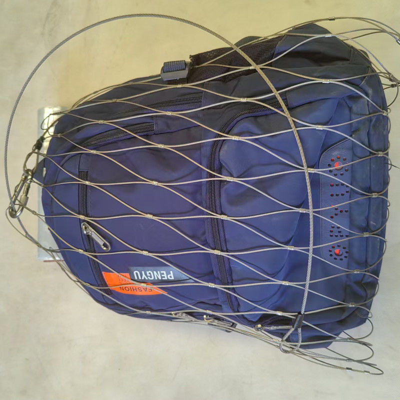 Flexible Light Drop Anti Theft Safety Wire Mesh Stainless Steel Rope Net Bag