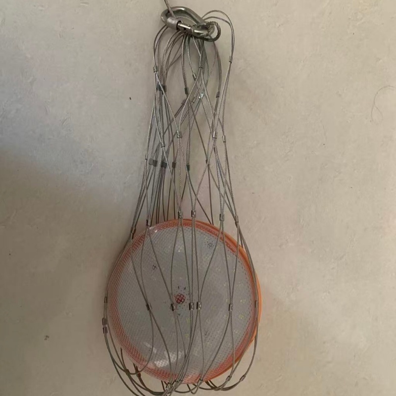 Stainless Steel Lamp Anti-Fall And Anti-Theft Net Pocket Heavy Duty Material