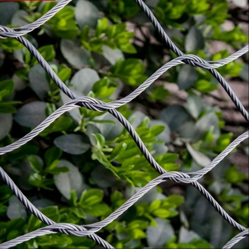 Flexible stainless steel cable mesh designed for  safety in architectural projects
