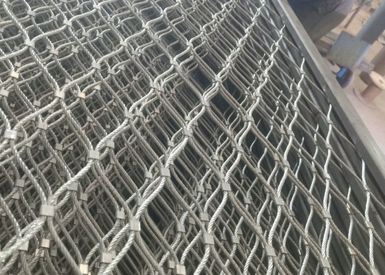 सीढ़ी बालकनी वास्तुकला वायर मेष 50 एक्स 50 मिमी छेद