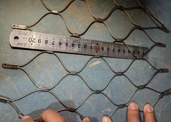 रेलिंग के लिए केबल मेश आर्किटेक्चरल वायर नेटिंग नॉन रस्टिंग