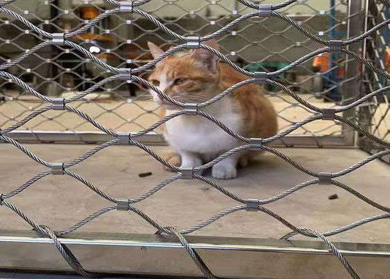 पॉलिशिंग 1.2 मिमी स्टेनलेस स्टील वायर रस्सी जाल विरोधी जंग लचीला