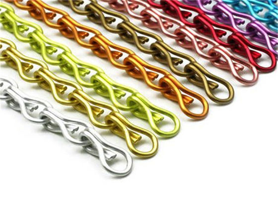 एल्यूमिनियम श्रृंखला लिंक फ्लाई स्क्रीन कीड़े सबूत लाइट वज़न आईएसओ प्रमाणित