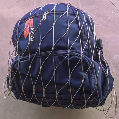 स्पीकर गिरने से बचाव के लिए स्टेनलेस स्टील सुरक्षा केबल जाल बैग