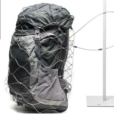 स्टेनलेस स्टील ड्रॉप प्रिवेंशन सेफ नेट स्टेनलेस स्टील वायर रोप मेश बैग