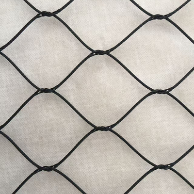 ब्लैक ऑक्साइड 316L स्टेनलेस स्टील तार रस्सी बुना गार्डन बाड़