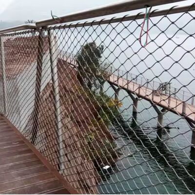 316 304 स्टेनलेस स्टील तार केबल नेट बाड़ सीढ़ी रेलिंग बैलस्ट्रेड के लिए