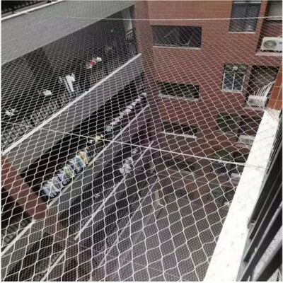 बालुस्ट्रैड सुरक्षा नेटवर्क के लिए वास्तुशिल्प स्टेनलेस स्टील वायर केबल मेश