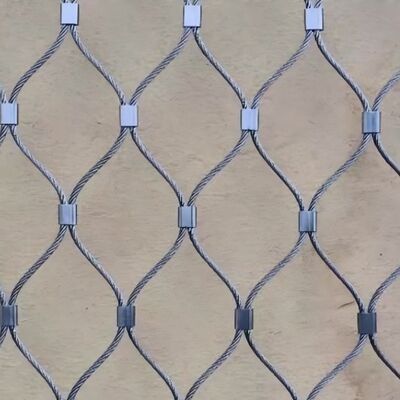 इनडोर प्लांट वॉल शेप सपोर्ट के लिए टिकाऊ एक्स टेंड केबल मेष