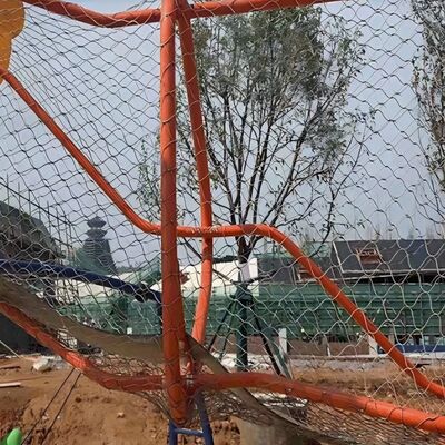 प्लास्टिक कोटिंग स्टेनलेस स्टील रस्सी केबल जाल बच्चों के खेल के मैदान के उपकरण के लिए सुरक्षात्मक