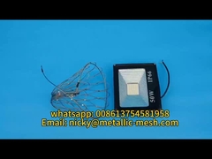 रोशनी के लिए स्टेनलेस स्टील रस्सी जाल सुरक्षा जाल