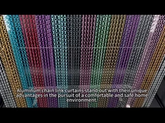 एल्यूमीनियम चेन पर्दा