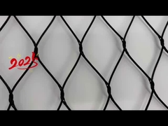 स्टेनलेस स्टील फेरूल केबल वायर मेश फॉर सेफ्टी मेश