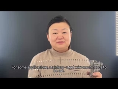 डायमंड फेरुल स्टेनलेस स्टील रस्सी पक्षी एवियरी नेट