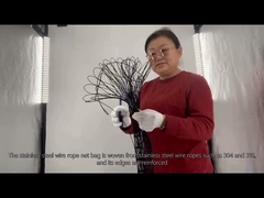 स्टेनलेस स्टील वायर रस्सी नेट बैग