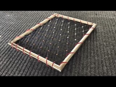 स्टेनलेस स्टील वायर रोप नेटिंग लचीला धातु फेरूल चिड़ियाघर जाल